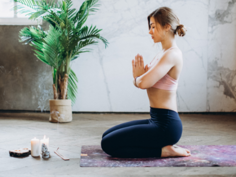 스트레스 완화를 위한 짧은 요가 세션